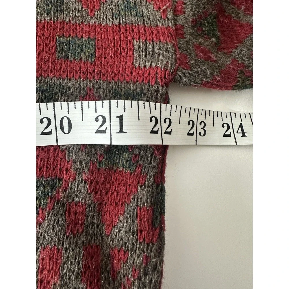 Vintage Woodman's‎ Men's Medium Sweater Wool Blend Crew Y2K Nordic Outdoor